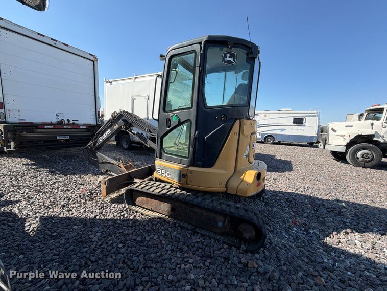 image for item YA5814 2016 John Deere 35G mini excavator