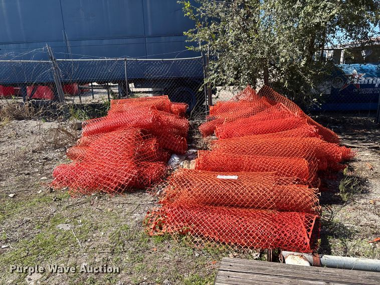 image for item DS2582 Approximately 75 rolls of snow fence