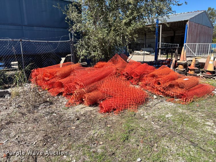 image for item DS2582 Approximately 75 rolls of snow fence