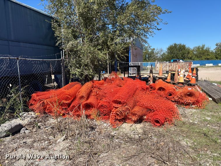 image for item DS2582 Approximately 75 rolls of snow fence