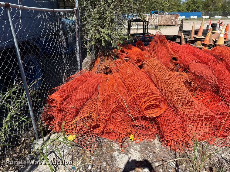 image for item DS2582 Approximately 75 rolls of snow fence