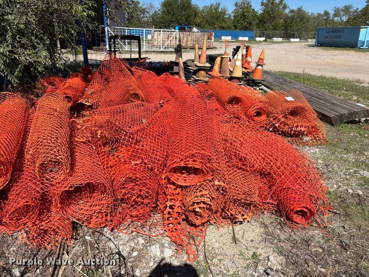 image for item DS2582 Approximately 75 rolls of snow fence