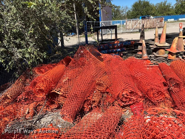 image for item DS2582 Approximately 75 rolls of snow fence