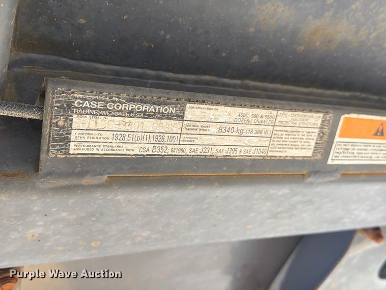 image for item DW6780 1997 Case 550G dozer