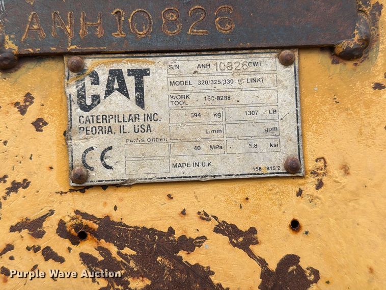 image for item DW6781 2008 Caterpillar 325C LCR excavator