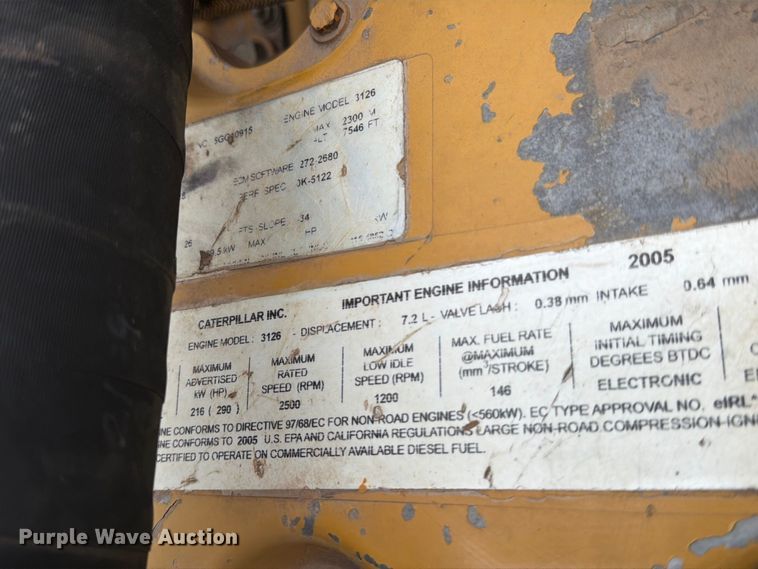 image for item DW6781 2008 Caterpillar 325C LCR excavator
