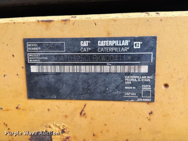 image for item DW6781 2008 Caterpillar 325C LCR excavator