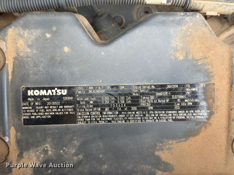 image for item DW6782 2013 Komatsu PC228USLC-8 excavator