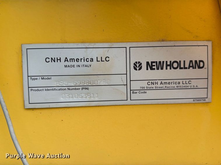 image for item DW6785 2007 New Holland B95 backhoe