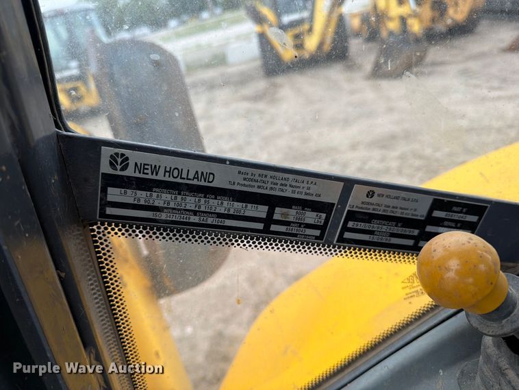 image for item DW6786 2000 New Holland LB75 Backhoe