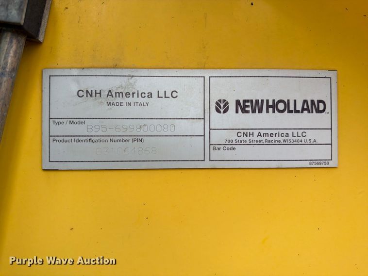 image for item DW6787 2007 New Holland B95 backhoe