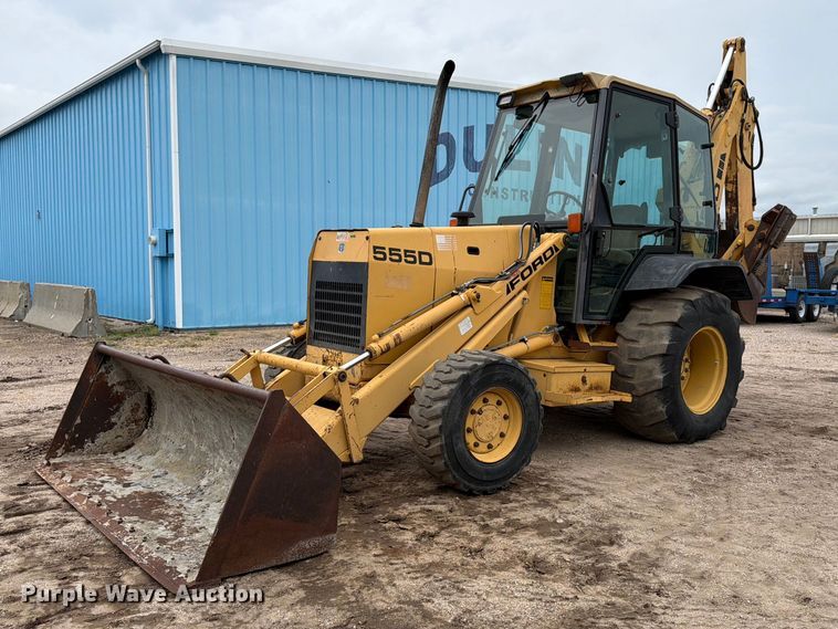 1996 Ford 555D backhoe