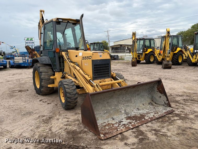 image for item DW6789 1996 Ford 555D backhoe