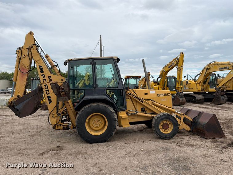 image for item DW6789 1996 Ford 555D backhoe