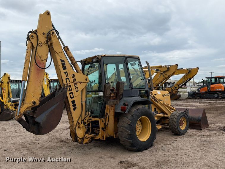 image for item DW6789 1996 Ford 555D backhoe