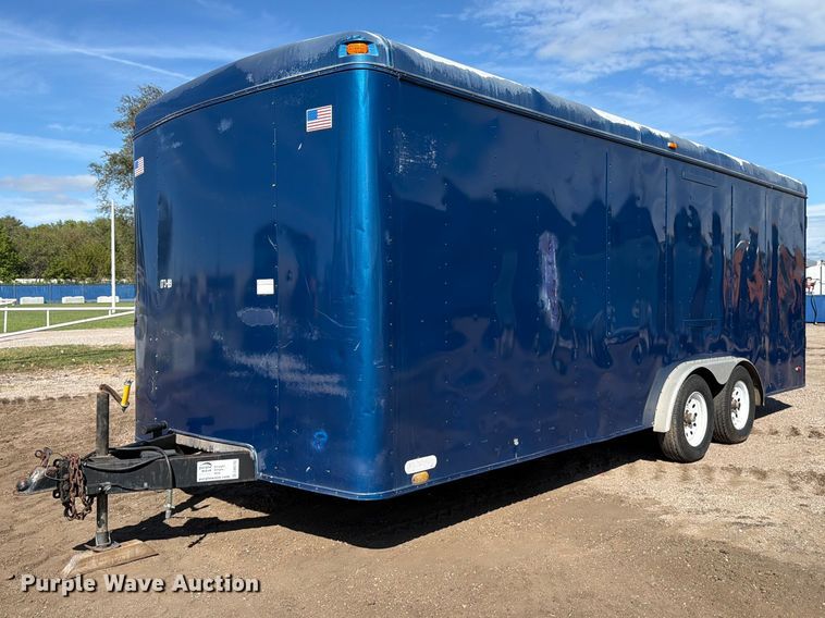 image for item DW6792 1998 Southwest enclosed cargo trailer