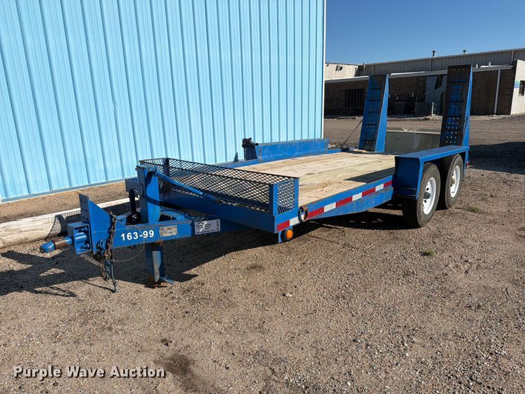 1999 Belshe equipment trailer