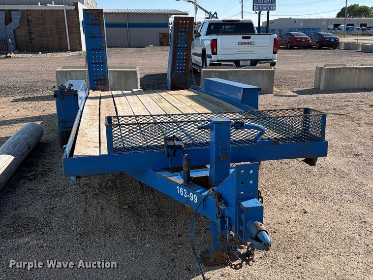 image for item DW6795 1999 Belshe equipment trailer