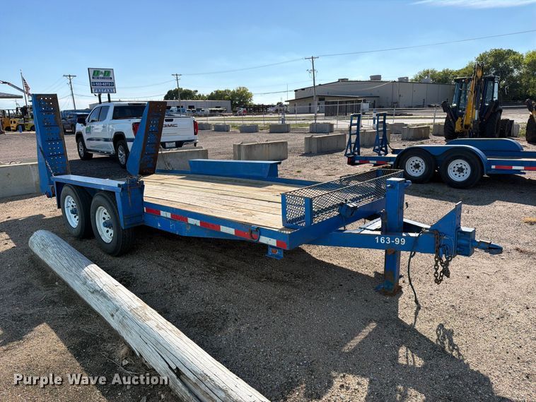 image for item DW6795 1999 Belshe equipment trailer