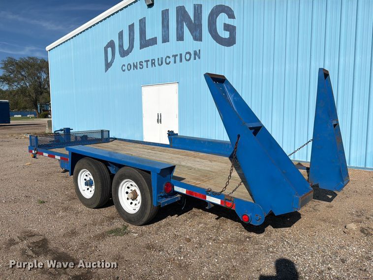 image for item DW6795 1999 Belshe equipment trailer