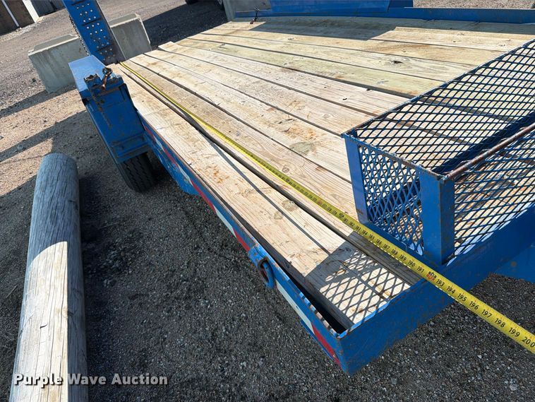 image for item DW6795 1999 Belshe equipment trailer