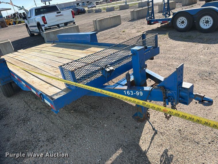 image for item DW6795 1999 Belshe equipment trailer