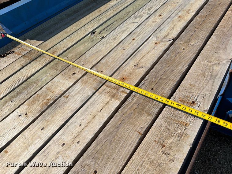 image for item DW6795 1999 Belshe equipment trailer