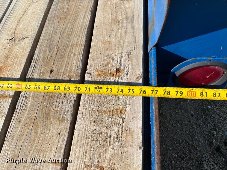 image for item DW6795 1999 Belshe equipment trailer