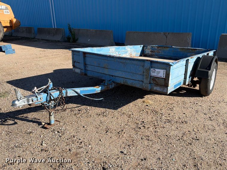 Tilt deck utility trailer