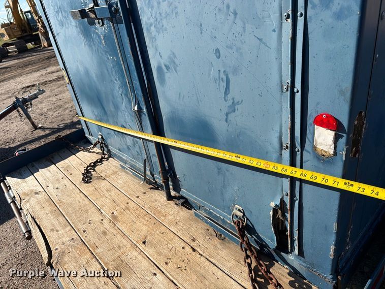 image for item DW6797 1977 JFW Enclosed cargo trailer