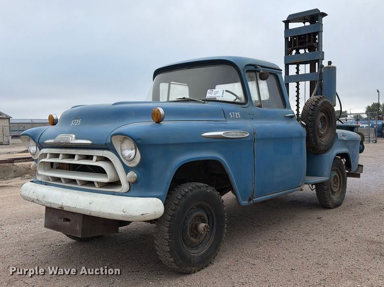 image for item DW6800 1957 Chevrolet 3100 drilling rig truck
