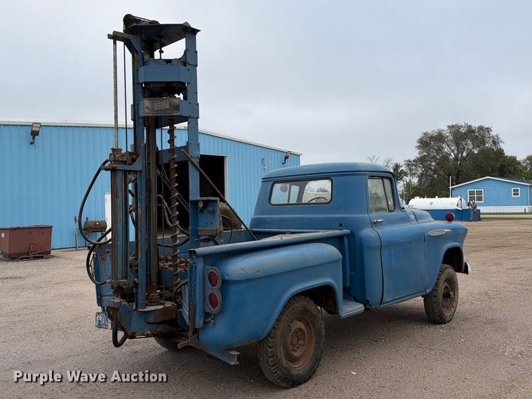 image for item DW6800 1957 Chevrolet 3100 drilling rig truck