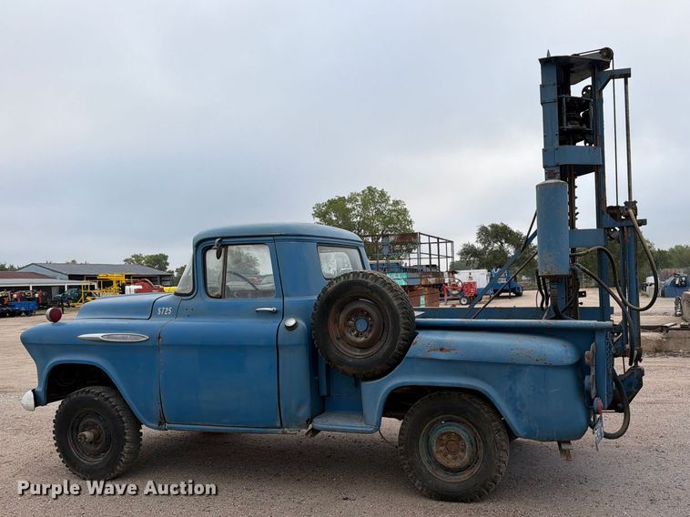 image for item DW6800 1957 Chevrolet 3100 drilling rig truck
