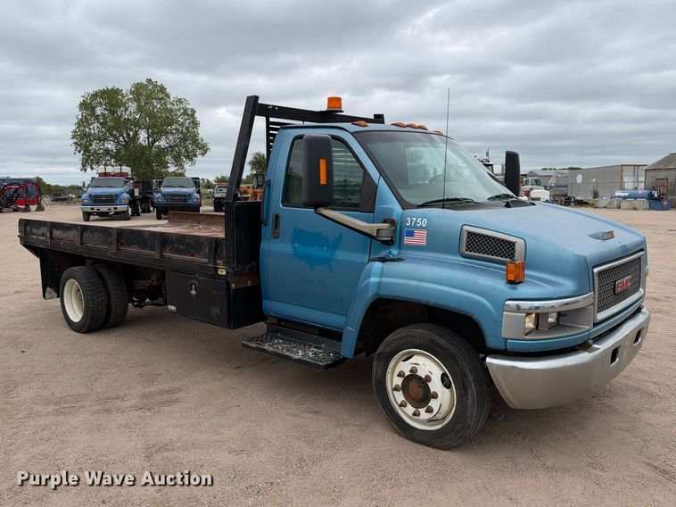 image for item EC4619 2005 GMC C4500 dump flatbed truck
