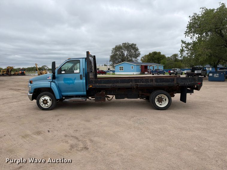 image for item EC4619 2005 GMC C4500 dump flatbed truck