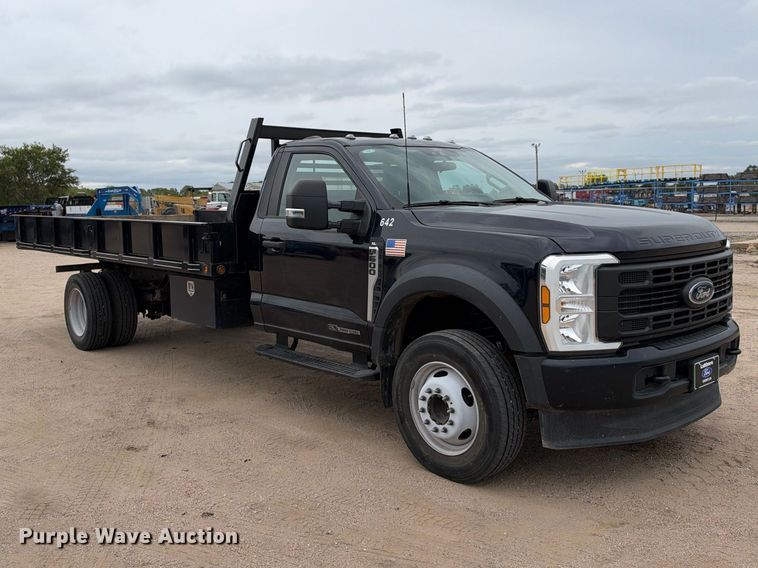 image for item EC4621 2024 Ford F600 dump flatbed truck