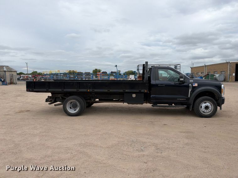 image for item EC4621 2024 Ford F600 dump flatbed truck