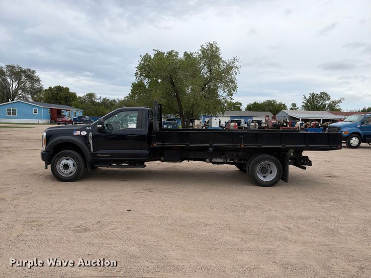 image for item EC4621 2024 Ford F600 dump flatbed truck
