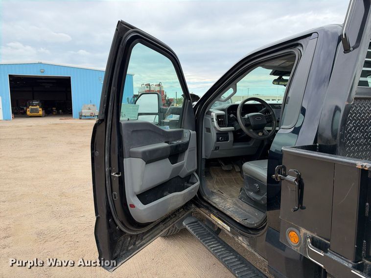 image for item EC4621 2024 Ford F600 dump flatbed truck