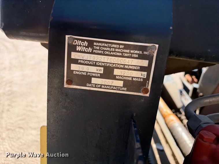 image for item EC4628 2011 Ditch Witch JT922 directional boring unit 