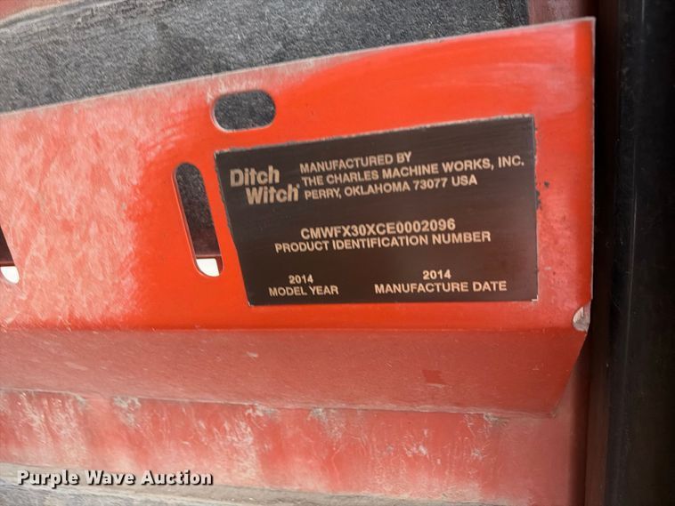 image for item EC4632 2014 Ditch Witch FX30 vacuum excavator