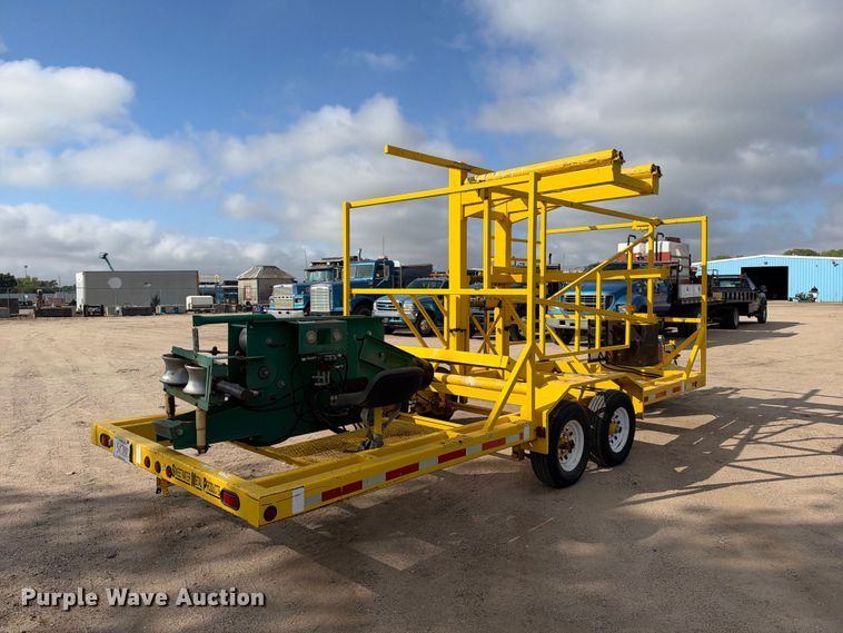 image for item EC4633 2006 Sweet Water Metal Works coiled pipe trailer