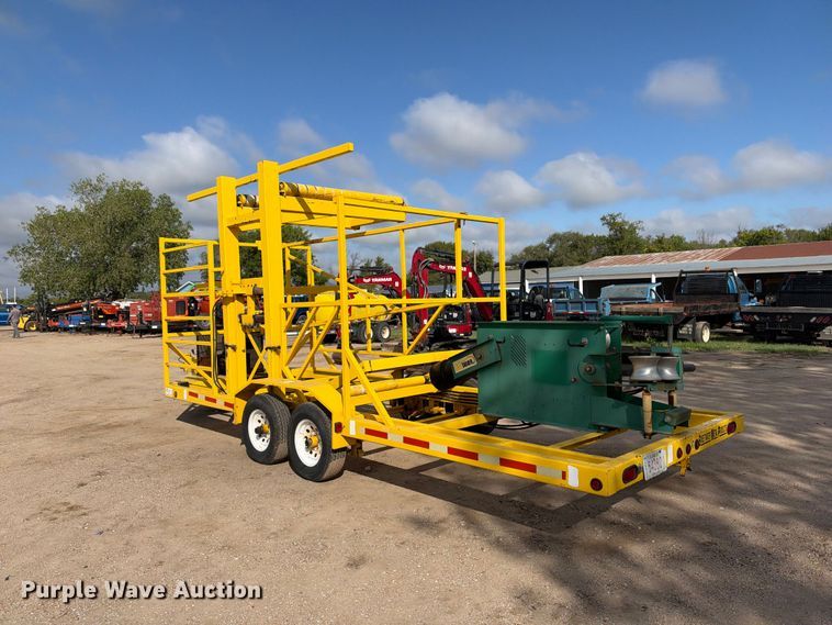 image for item EC4633 2006 Sweet Water Metal Works coiled pipe trailer