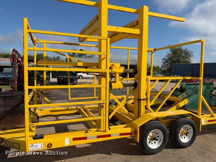 image for item EC4633 2006 Sweet Water Metal Works coiled pipe trailer
