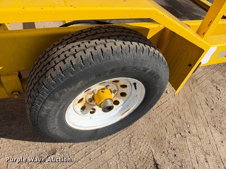 image for item EC4633 2006 Sweet Water Metal Works coiled pipe trailer