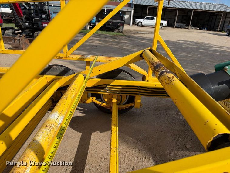 image for item EC4633 2006 Sweet Water Metal Works coiled pipe trailer