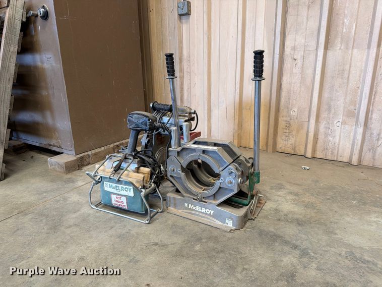 McElroy poly pipe butt fusion machine