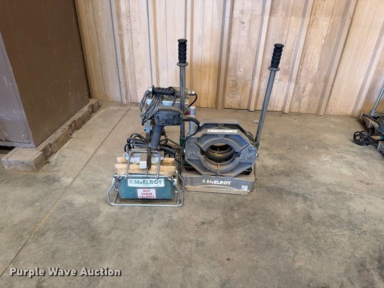 image for item EP7705 McElroy poly pipe butt fusion machine