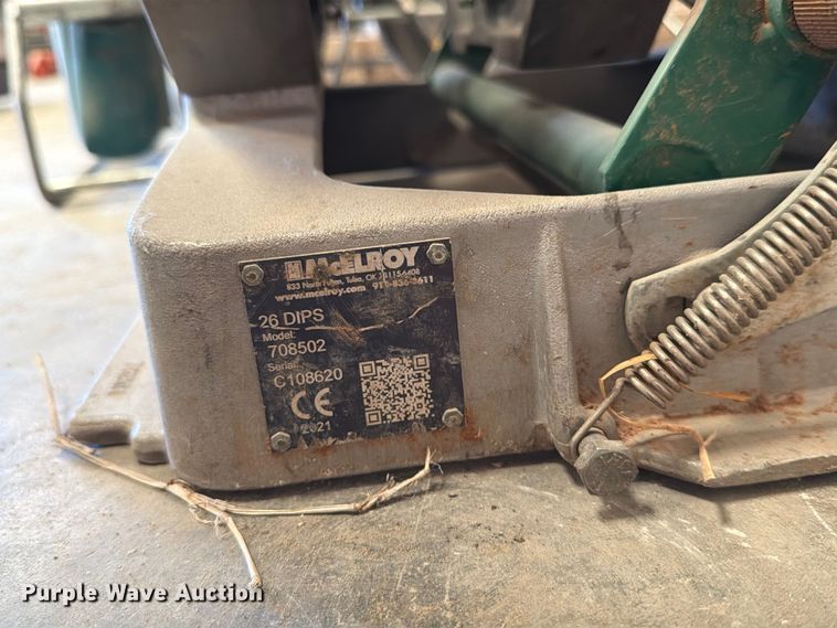 image for item EP7705 McElroy poly pipe butt fusion machine