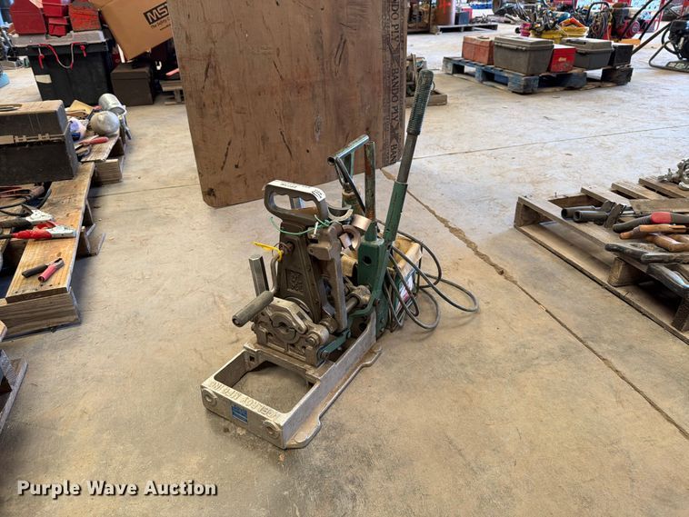 McElroy poly pipe butt fusion machine